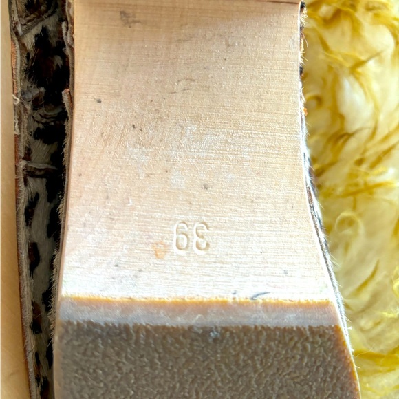 Swedish Hasbeens Boots Zip It Emy Clog Leopard Ankle Bootie - Picture 7 of 10